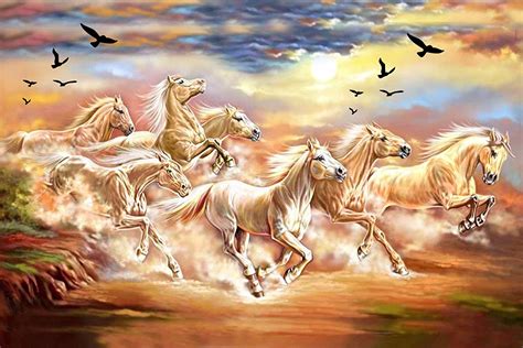 4k Wallpaper Running White Horse Images Hd 1080p