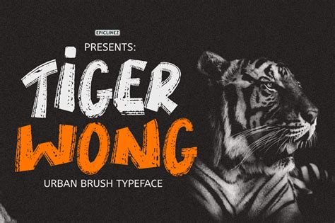 Tiger Wong Font Dafont Com