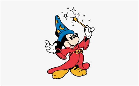 Mickey Mouse Clipart Sorcerer Mickey Mouse Mago Transparent Png 380x685