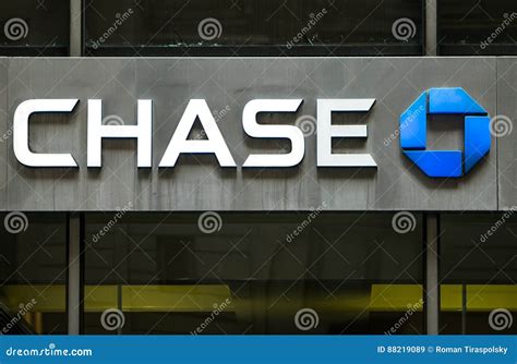 Chase Bank Branch Sign Editorial Stock Image Image Of Chase 88219089