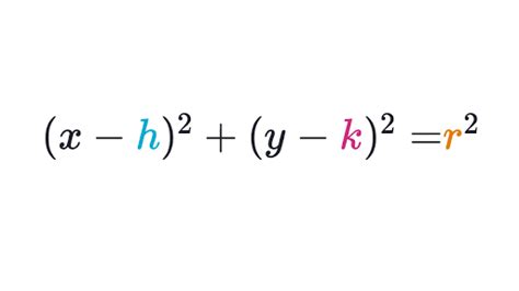 Standard Equation Of A Circle Example Tessshebaylo