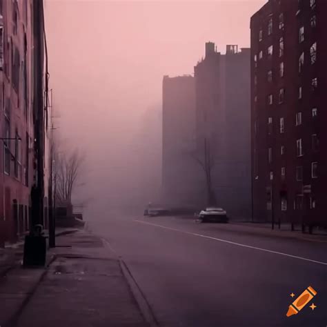 Detailed Street Shot At Dawn In Bronx
