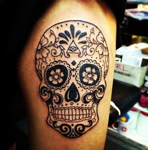 125 Grunge Sugar Skull Tattoo Designs For Men And Women