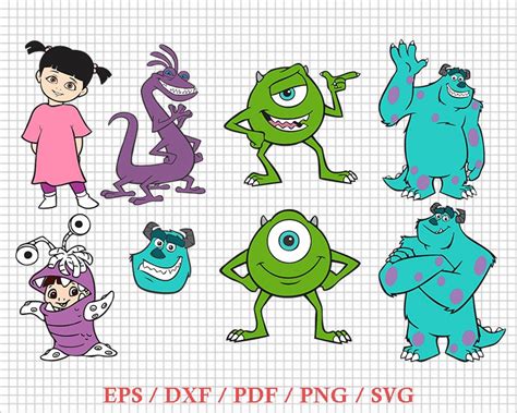 Monsters Inc SVG File Free