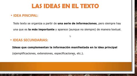 Ficha Estudio Idea Principal E Ideas Secundarias De Un Texto Kulturaupice