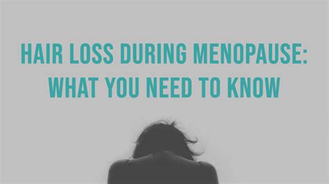 Hair Loss During Menopause What You Need To Know Tampa Scalp Ink