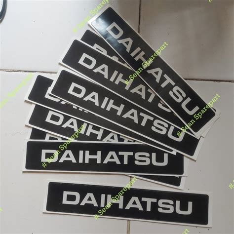 Jual Sticker Lampu Plat Nomer Daihatsu Taft F70 GT Rocky Feroza