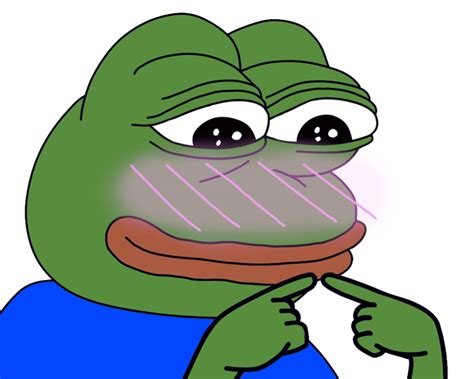 Pepe Blush Pepe The Frog Know Your Meme