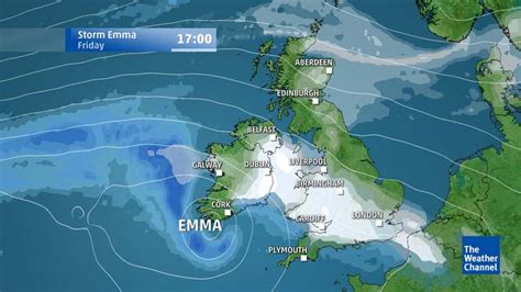 Storm Emma How And When Itll Impact Britain Videos From The Weather