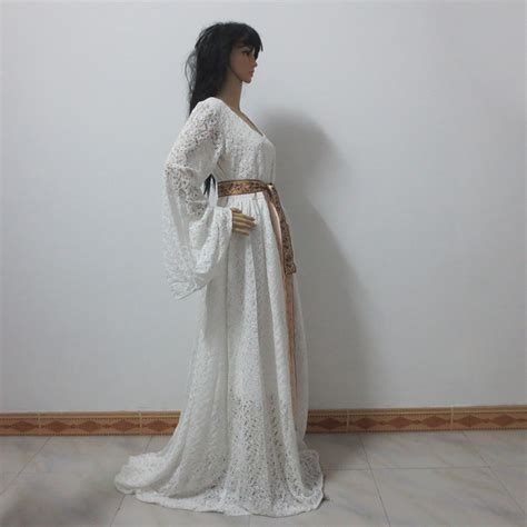 Halloween Cosplay Lord Of The Rings Galadriel Dress The Hobbit And The