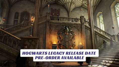 Hogwarts Legacy Release Date Pre Order Available Lawod