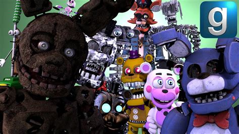 Gmod Fnaf Review Brand New Stylized Springtrap Help Wanted Ragdolls And More Youtube