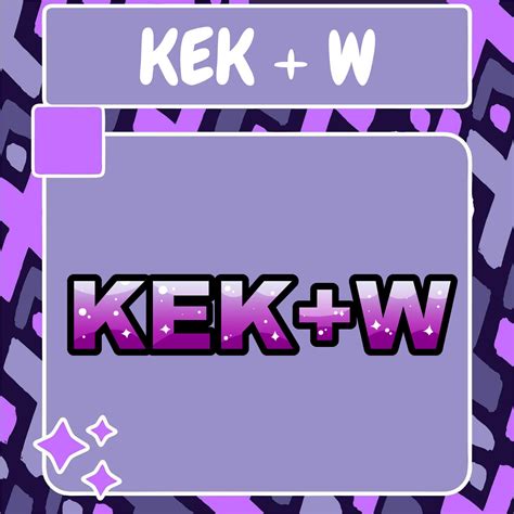 Kek W Emote Twitch Emote Youtube Emote Discord Emote Community Emote