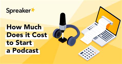 How Much Does It Cost To Start A Podcast Spreaker Blog