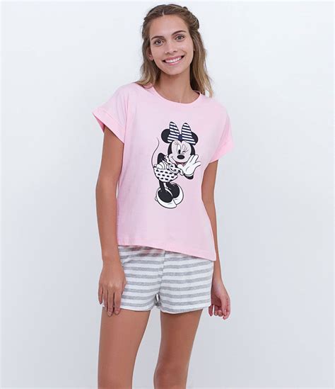 Pijama Com Estampa Minnie Lojas Renner Roupas Pijama Feminino