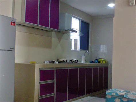 design interior dapur warna ungu gambar desain rumah minimalis