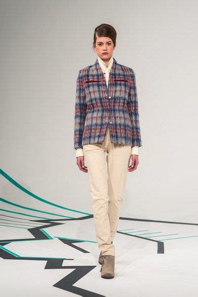 Calla Fall 2014 Ready To Wear Collection Fashion Plaid Jacket