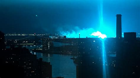 New York Sky Turns Bright Blue After Fire at Con Ed Substation - The ...