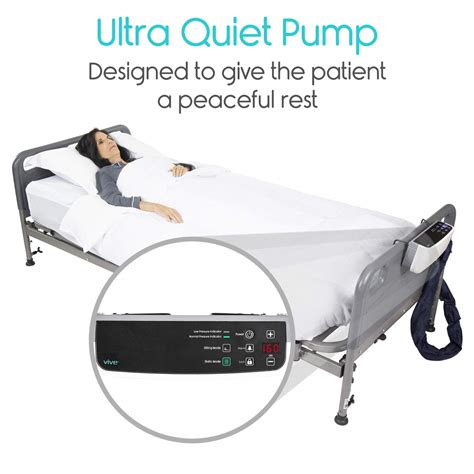 Medical hospital bed mattress overlay + free shipping. Vive 8" Alternating Pressure Mattress - Low Air Loss ...