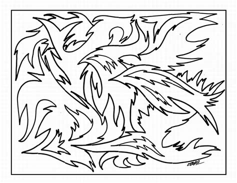 Download or print this amazing coloring page: Free Printable Abstract Coloring Pages For Kids