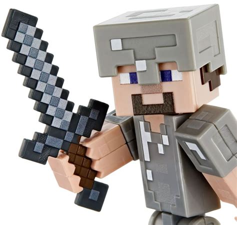Minecraft Comic Maker Steve In Iron Armor 325 Action Figure Mattel