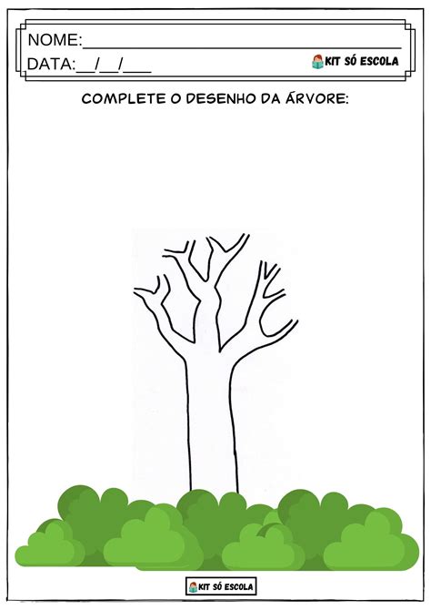 Atividades Dia Da Árvore Para Imprimir SÓ Escola