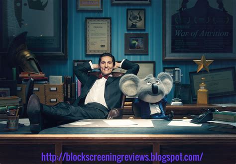 Movie Buff S Reviews Matthew Mcconaughey In Sing