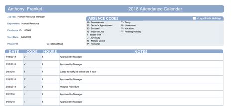 Attendance Calendar Smart App Preço Avaliações E Classificação
