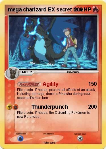 Pokémon Mega Charizard Ex Secret Rare Agility My Pokemon Card