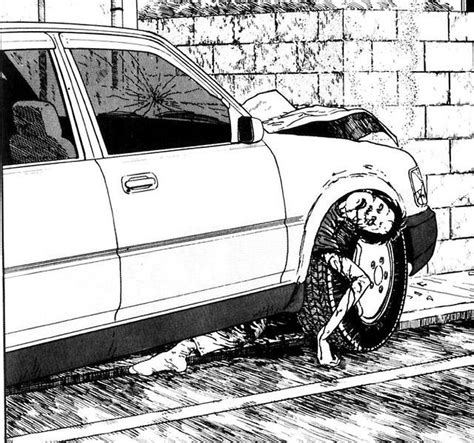 Car Crash Japanese Horror Junji Ito Horror Art