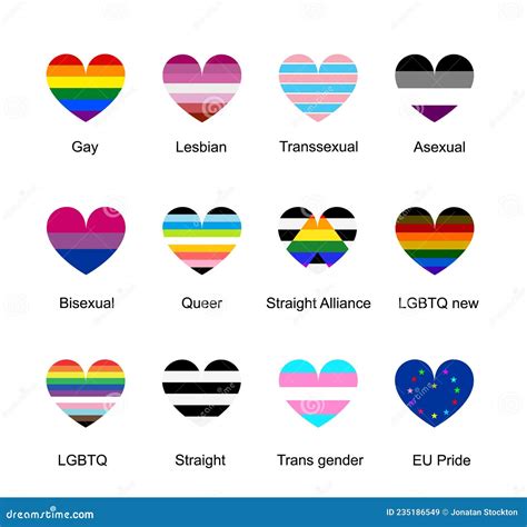 Straight Alliance Flag Vector Illustration Straight Ally Pride Symbol Sexual Identity