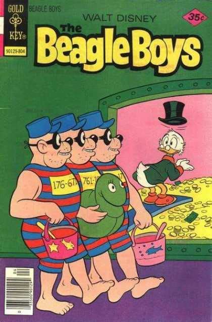 Beagle Boys Scrooge Mcduck Gold Walt Disney Vault Vintage