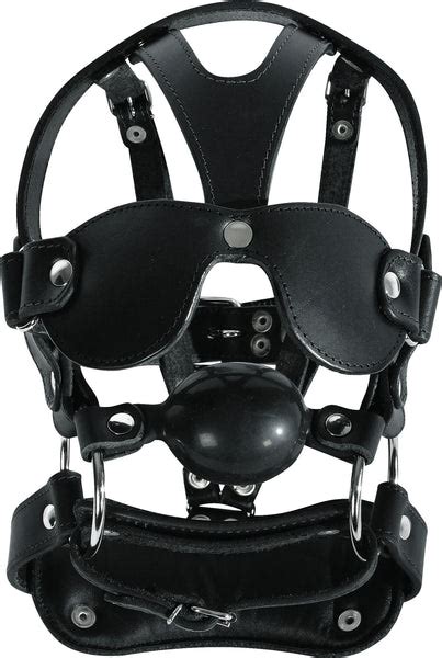 Adjustable Mask Blindfold Ball Gag Multi Strap The Black Room Las