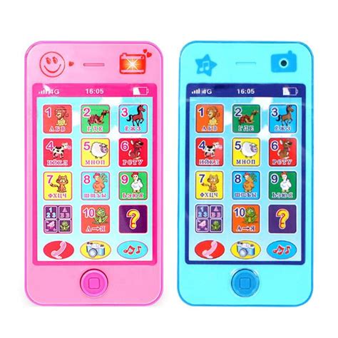 Russian Language Kids Phone Toys Childrens Educational Simulationp