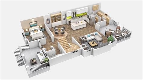 Residential 2d And 3d Floor Plans Halo Renders