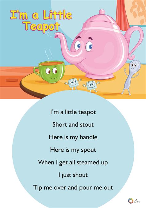 Printable Nursery Rhymes Lyrics