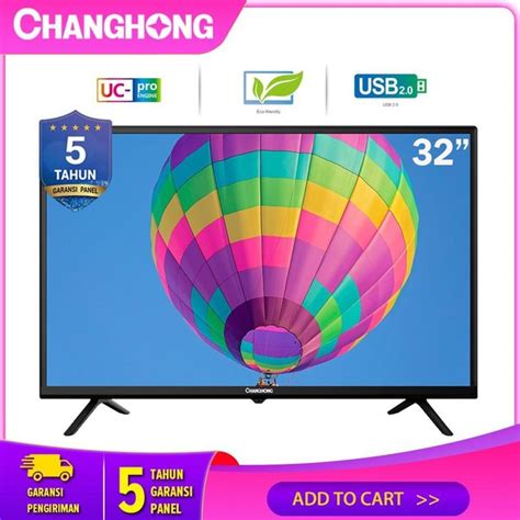 Jual Changhong 32 Inch Led Tv Hd Tv Modell32g3 Hdmi Usb Garansi Resmi 5