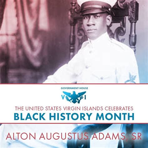 Alton Augustus Adams Sr Born In 1889 In St Thomas Was The First