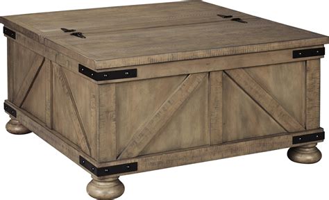 Signature Design By Ashley T457 20 Aldwin Gray Coffee Table With