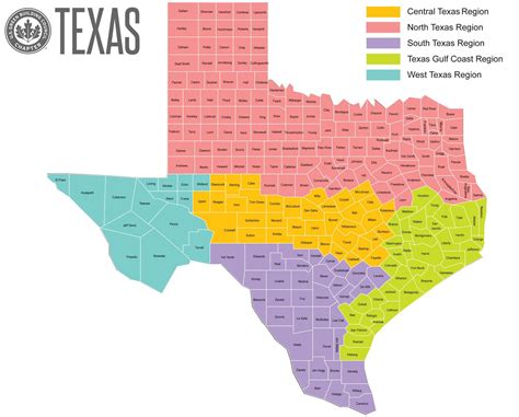 29 4 Regions Of Texas Map Maps Database Source