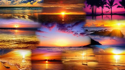 Beach Sunsets Wallpaper 1920x1080 px Free Download - Wallpaperest ... | Sunsets | Pinterest ...