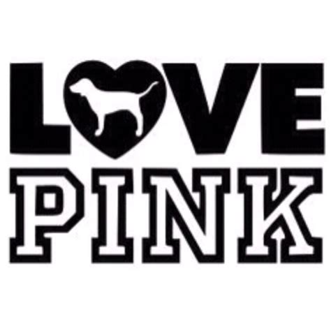 Pink Victorias Secret Accessories 6one New Love Pink Dog Lanyard