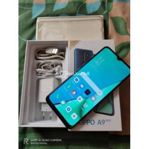 Oppo official store di jd.id menawarkan dua pilihan warna yaitu marine green dan space purple pada oppo a9 2020. HP Oppo A9 2020 8/128GB Bekas Fullset Ori Nominus Harga ...