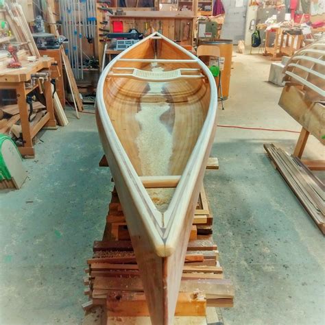 Cedar Strip Canoe Plans For A 15 Solo Ashes Still Water Boats