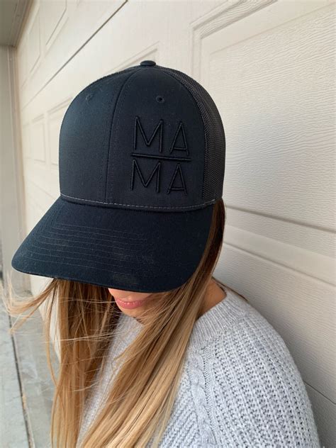 Mama Hat Mama Trucker Hat Mama Baseball Hat Hat For Mom Etsy Canada