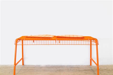 Wallpaper Id 206014 Bench Orange Bench Furniture And Wire Hd 4k