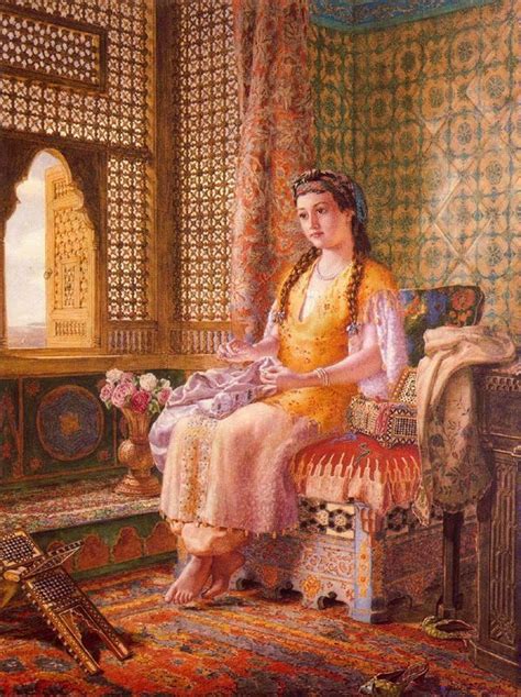 Harem Life Ii Orientalist Paintings Fine Art Painting Art