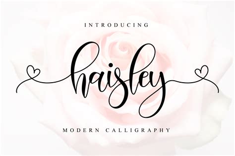 Haisley Font By Nissastudio · Creative Fabrica Wedding Script Fonts
