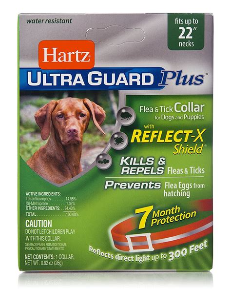 Tick Collar For Dogs Hartz Ultraguard Plus Reflective Flea And Tick