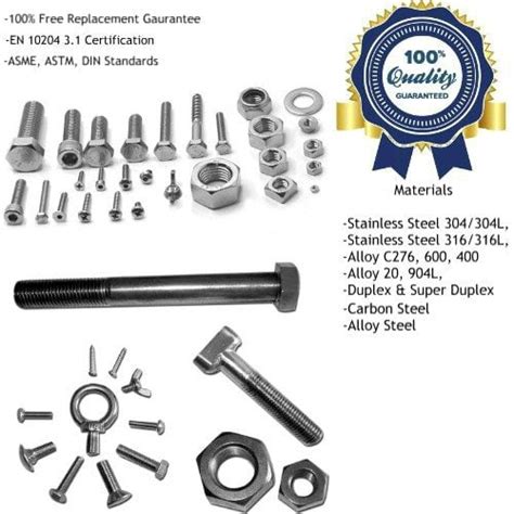 Stainless Steel Nuts And Bolts Manufacturers Suppliers Fastener Factory
